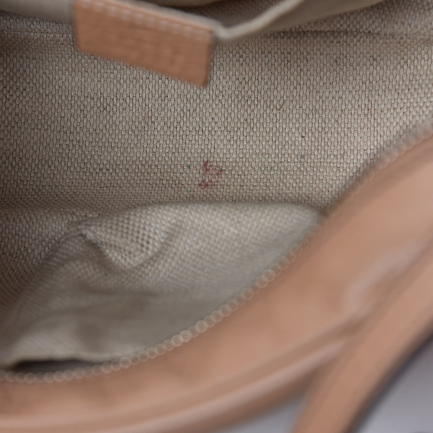 Pebbled Calfskin Small Soho Disco Bag Rose Beige