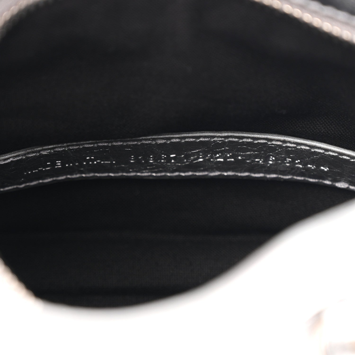 Balenciaga Metallized Arena Lambskin Classic Hardware Nano Le City Silver 7 of 10