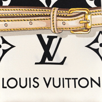 Louis Vuitton Silk Monogram Confidential Bandeau Black Black 3 of 3