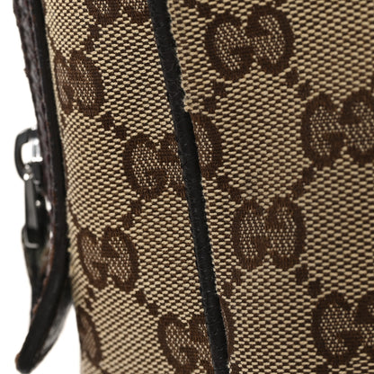Gucci Monogram Web Carry On Tote Dark Brown 11 of 12
