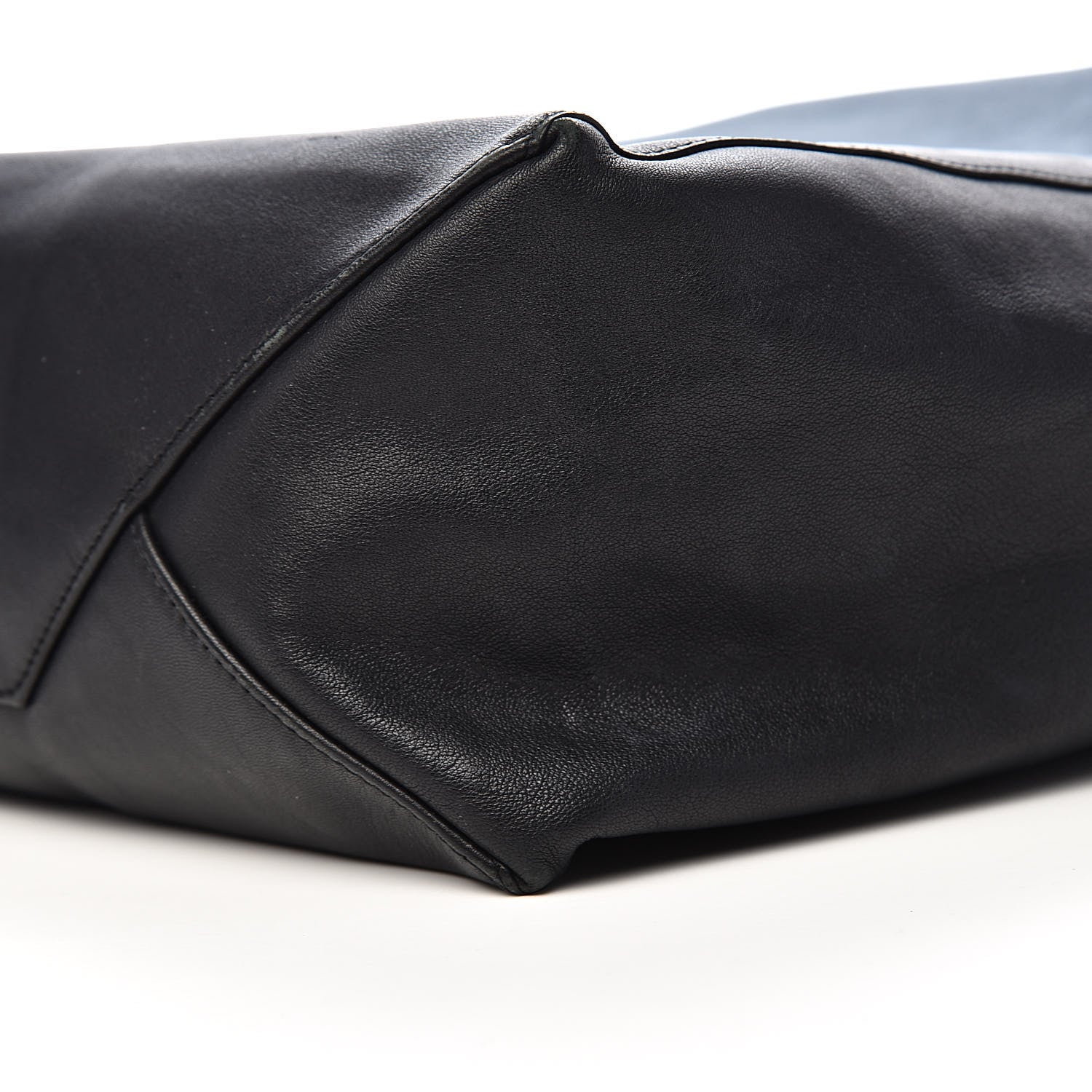 Celine Lambskin Vertical Bi-Cabas Petrol Black 16 of 18