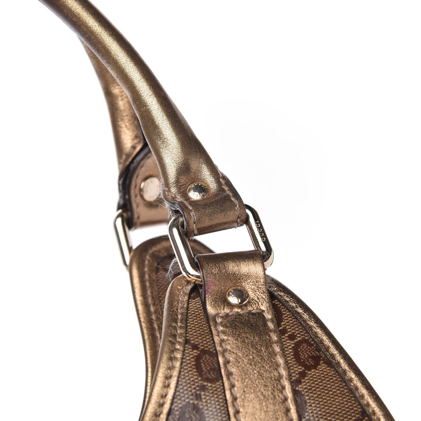 Crystal Monogram Medium Joy Shoulder Bag Bronze