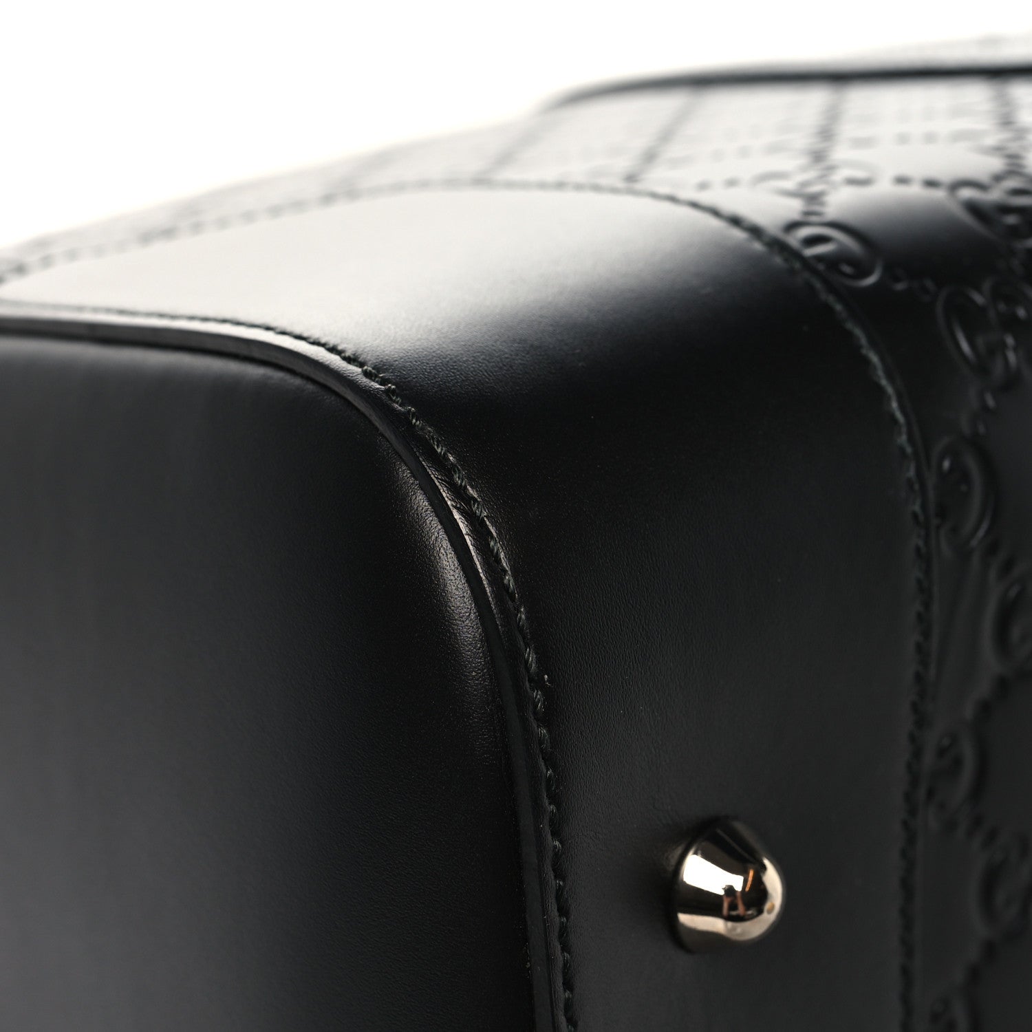 Gucci Guccissima Signature Medium Duffle Black 8 of 11