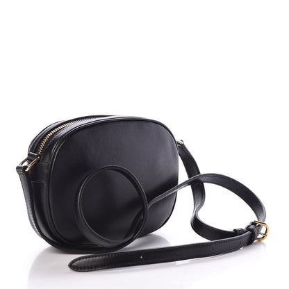 Celine Calfskin Quilted Small C Charm Bag Black 3 of 8