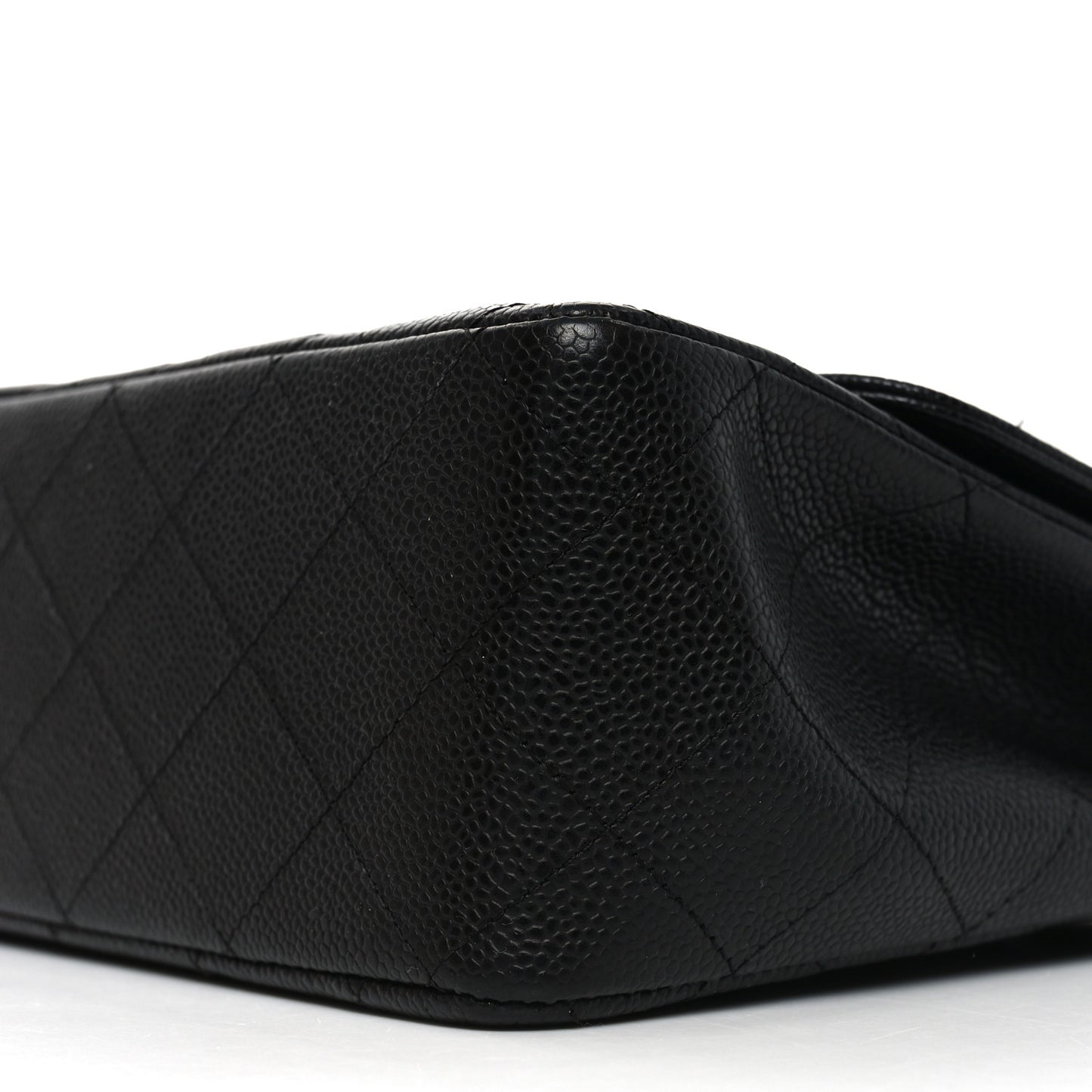 Caviar Quilted Jumbo Single Flap Black