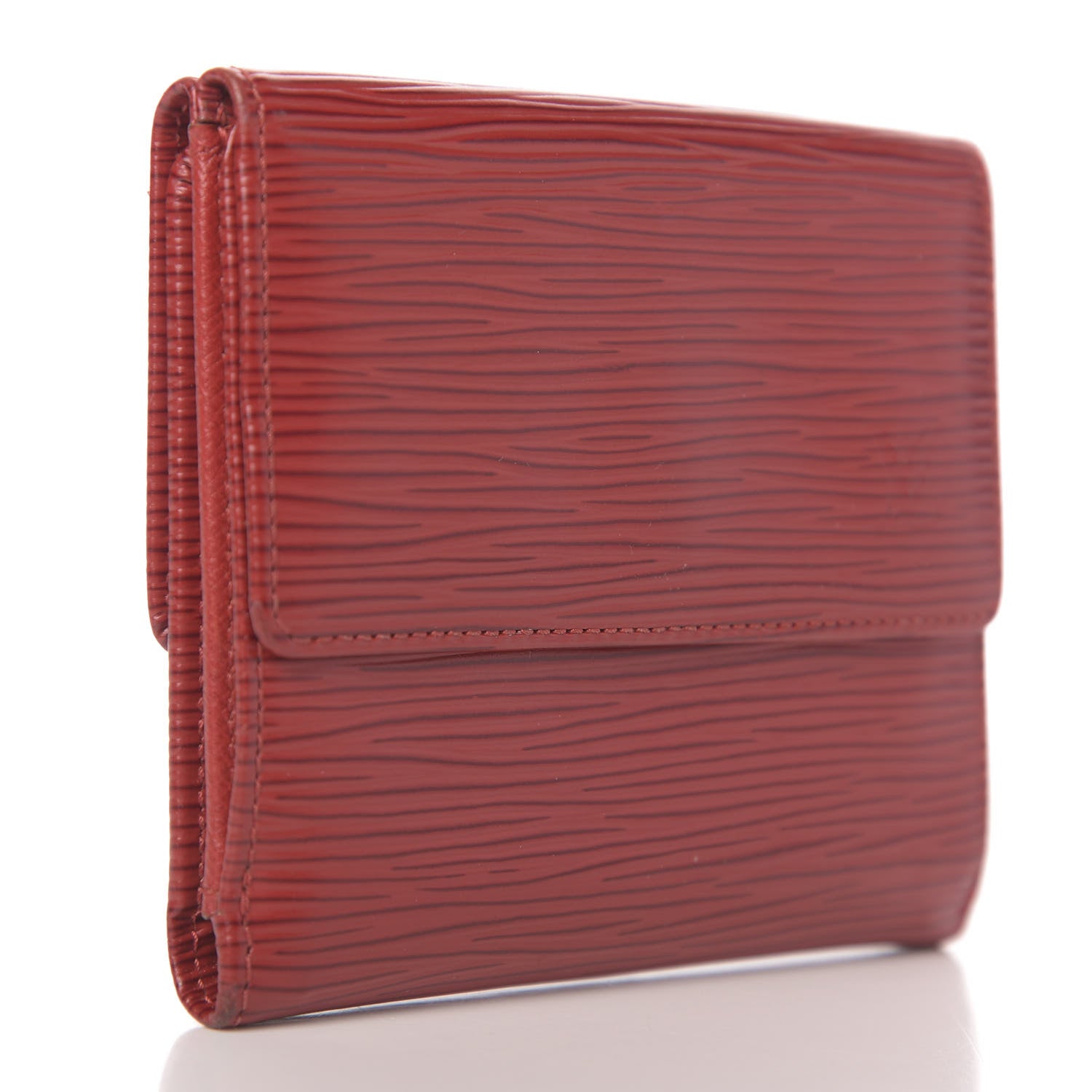 Louis Vuitton Epi Elise Wallet Castillan Red 3 of 8