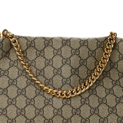 Gucci GG Supreme Monogram Large Linea A Hobo Light Brown 8 of 12