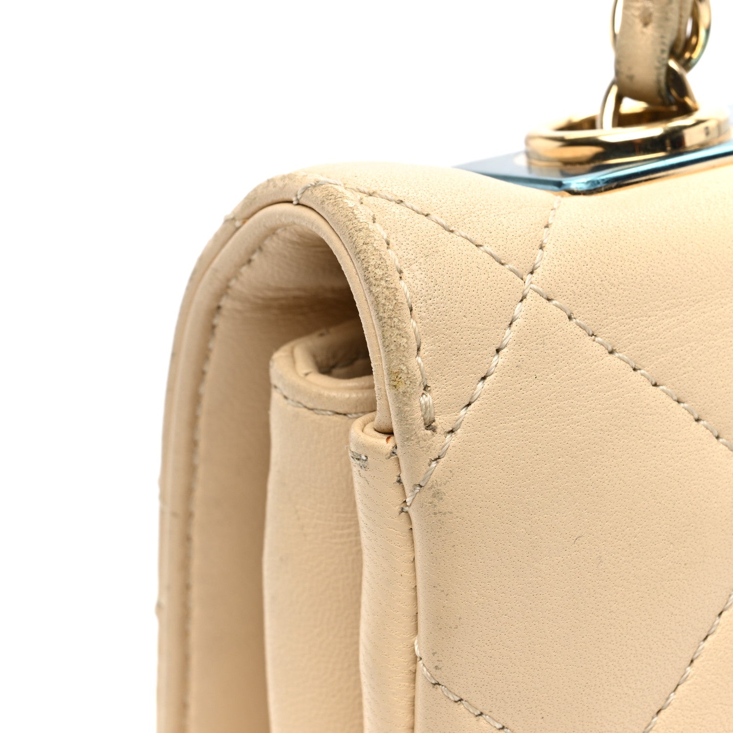 Chanel Lambskin Quilted Medium Trendy CC Flap Light Beige 12 of 12