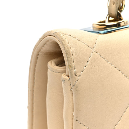 Chanel Lambskin Quilted Medium Trendy CC Flap Light Beige 12 of 12