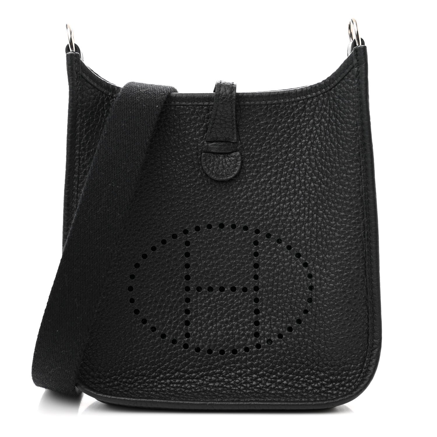 Hermes Taurillon Clemence Evelyne TPM Black 1 of 11
