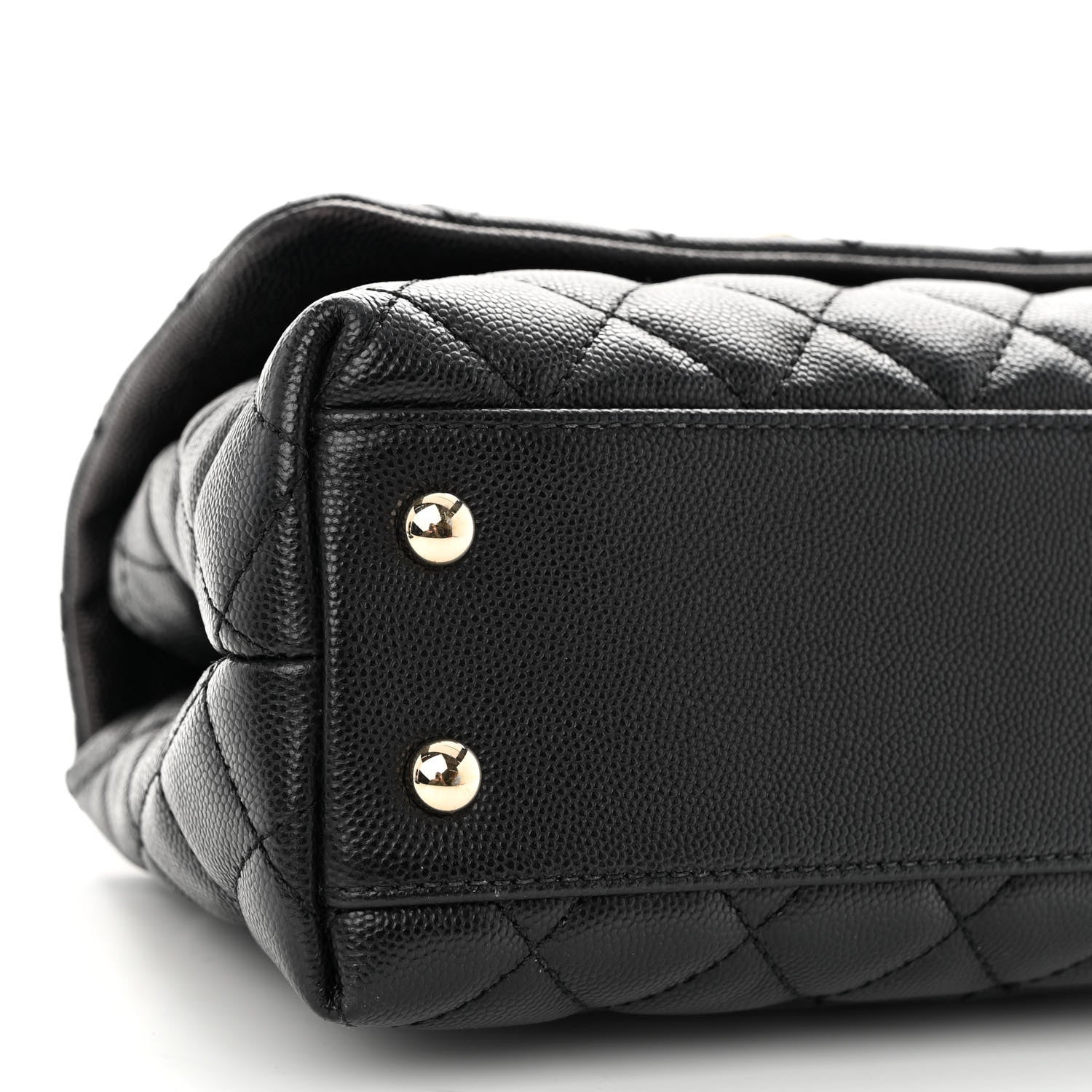 Chanel Caviar Quilted Mini Coco Handle Flap Black 8 of 9