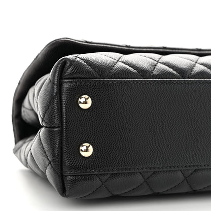 Chanel Caviar Quilted Mini Coco Handle Flap Black 8 of 9