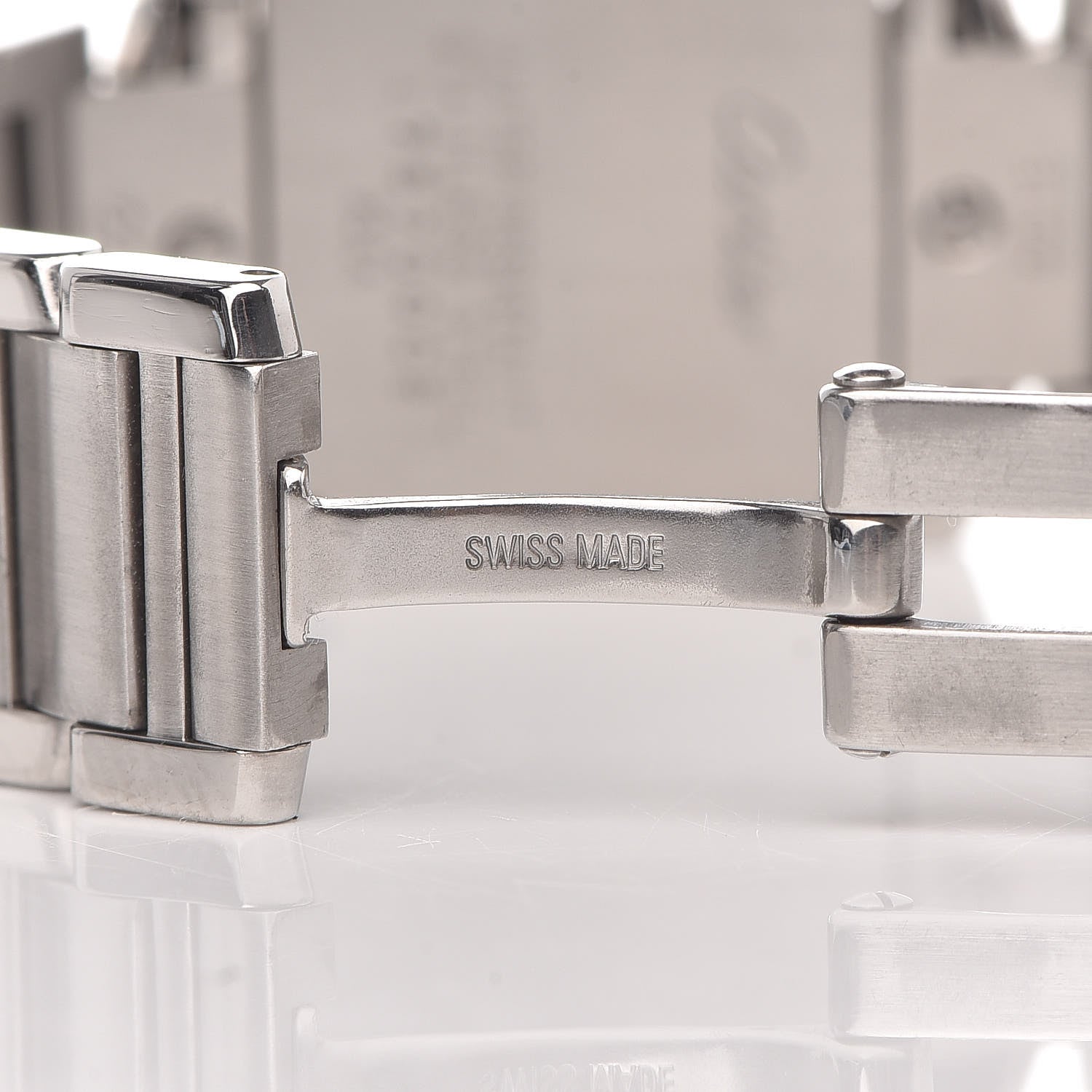 Cartier Stainless Steel 20mm Tank Francaise Quartz Watch 9 of 9