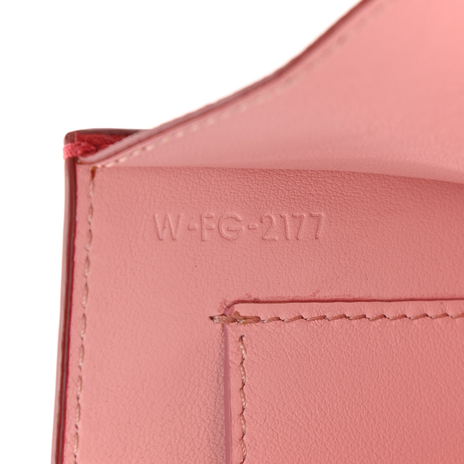 Celine Grained Calfskin Clutch On Strap Bag Scarlet 8 of 13