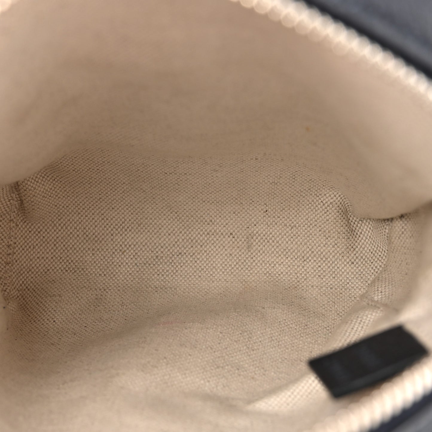 GG Supreme Monogram Textured Calfskin Web Mini Ophidia Messenger Beige Blue