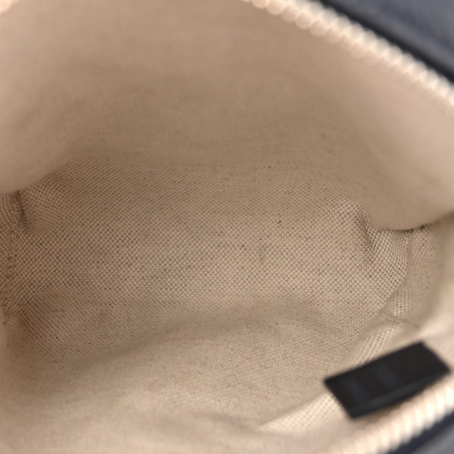Gucci GG Supreme Monogram Textured Calfskin Web Mini Ophidia Messenger Beige Blue 5 of 11