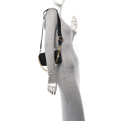 Louis Vuitton Calfskin Bubblegram Wallet On Strap Black 2 of 9