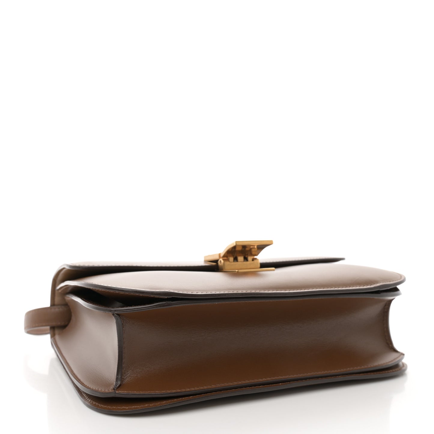 Box Calfskin Medium Classic Box Flap Bag Camel