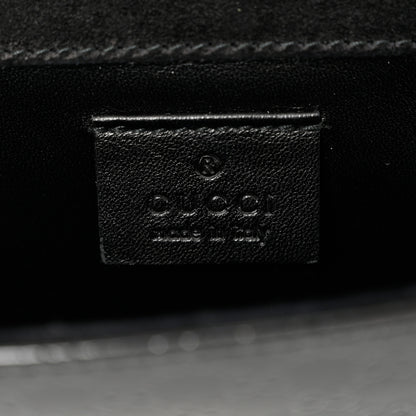 Gucci Patent Microguccissima Small Broadway Clutch Black 6 of 7