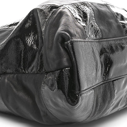 Chanel Patent Patchwork Large Brooklyn Tote Black 9 of 10