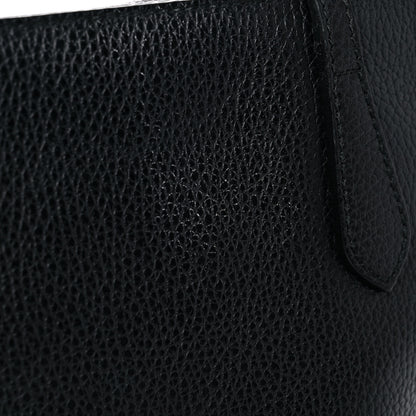 Gucci Pebbled Calfskin Small Swing Tote Black 15 of 23