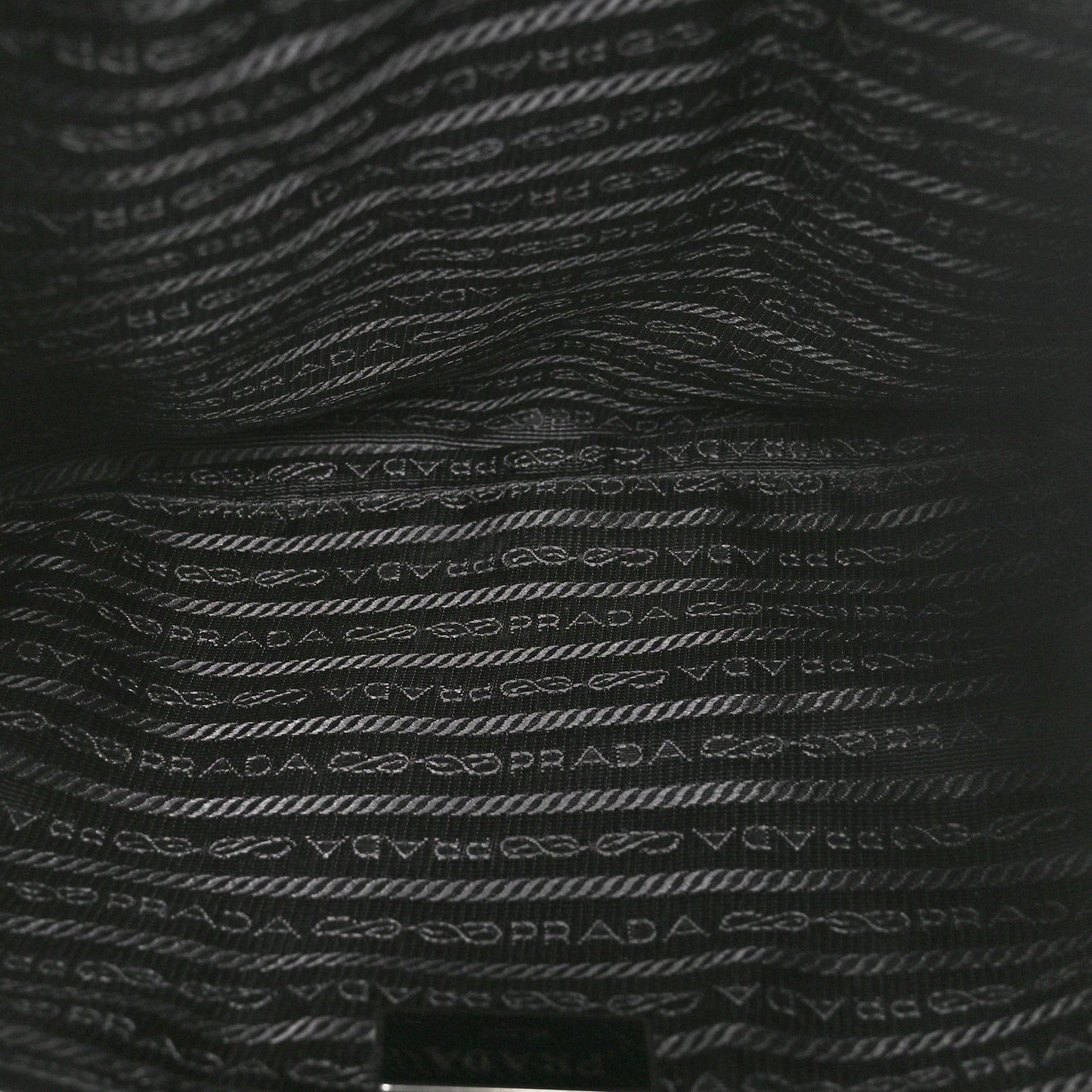 Tessuto Nylon Saffiano Small Backpack Black