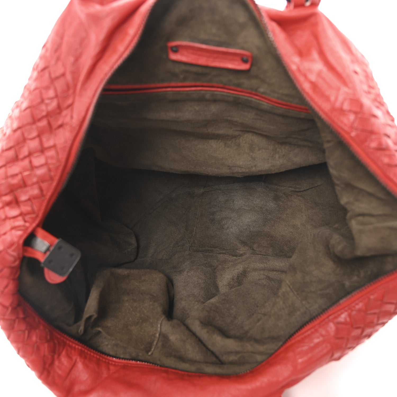 Bottega Veneta Nappa Intrecciato Buckle Tote Red 5 of 9