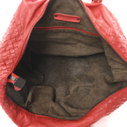 Bottega Veneta Nappa Intrecciato Buckle Tote Red 5 of 9