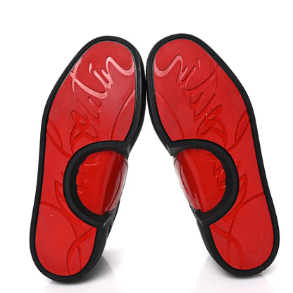 Christian Louboutin Calfskin Mens Adolon Junior Low Top Sneaker 42 Black 6 of 7