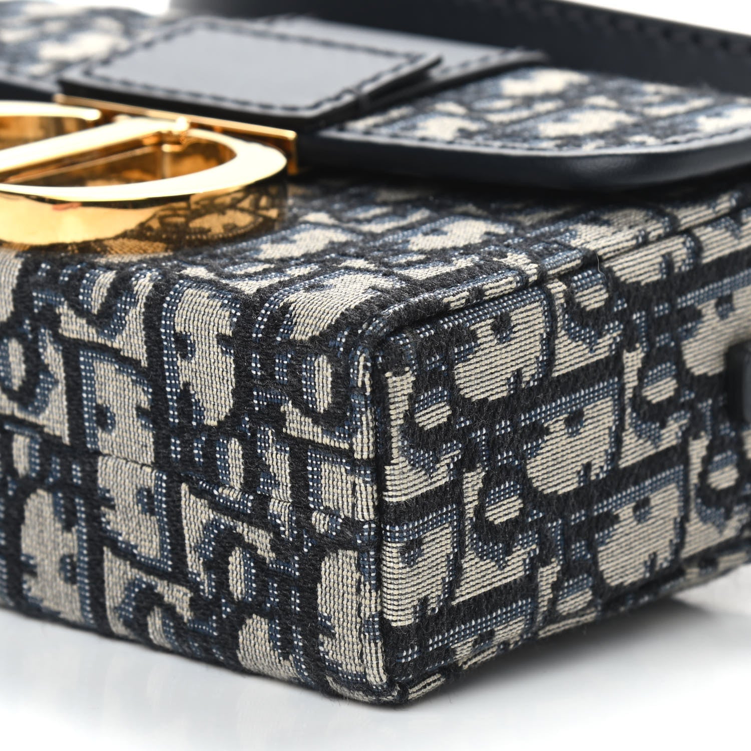 Christian Dior Oblique 30 Montaigne Box Bag Blue 7 of 8