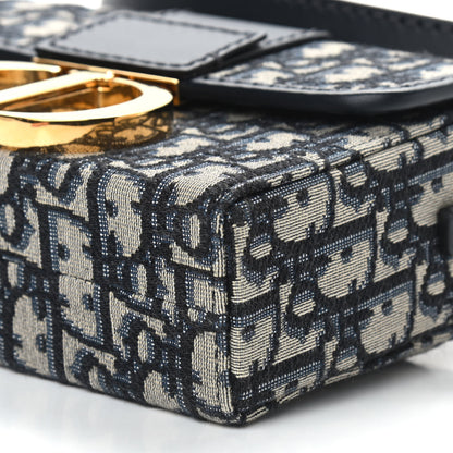 Christian Dior Oblique 30 Montaigne Box Bag Blue 7 of 8