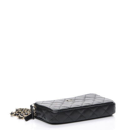 Chanel Caviar Quilted Small Clutch With Chain Black 4 of 9