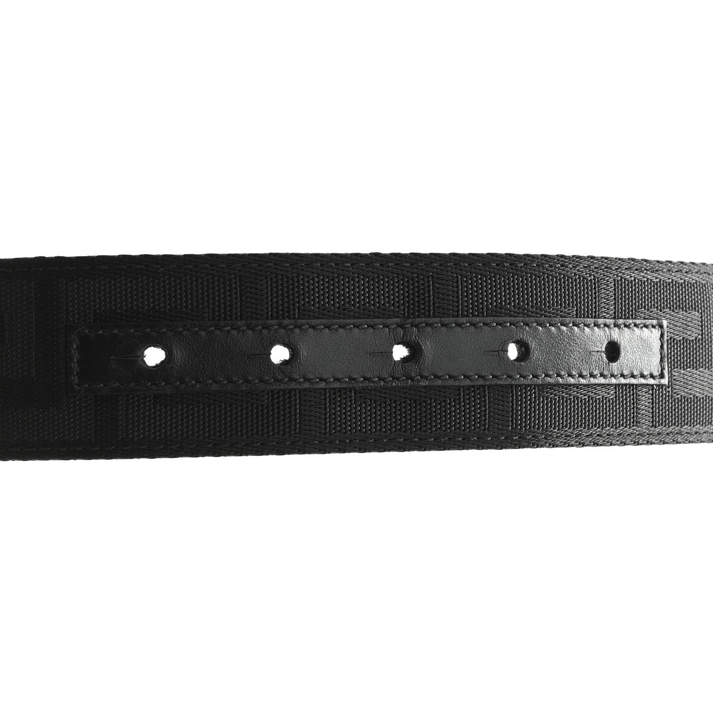 Calfskin Canvas La Medusa Belt 95 38 Black