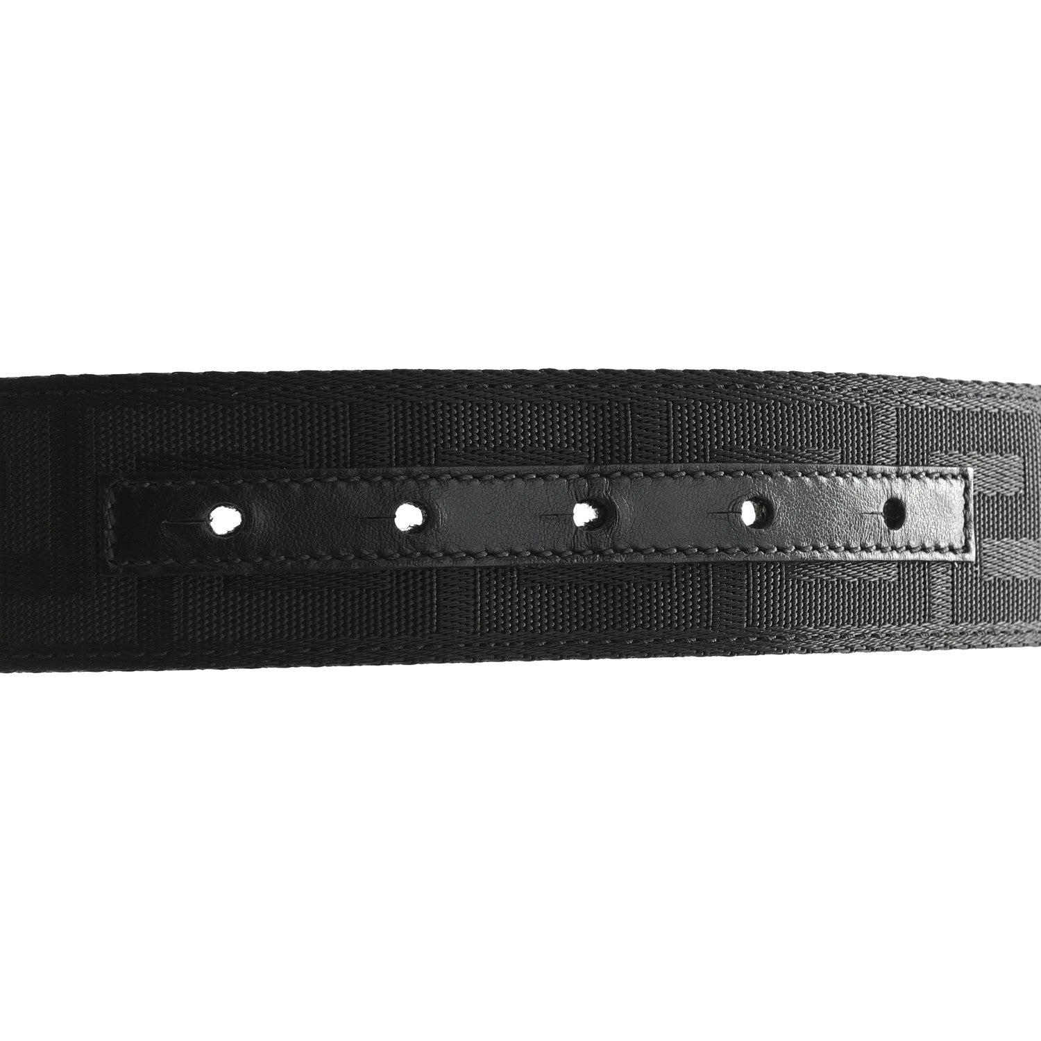 Versace Calfskin Canvas La Medusa Belt 95 38 Black 4 of 5