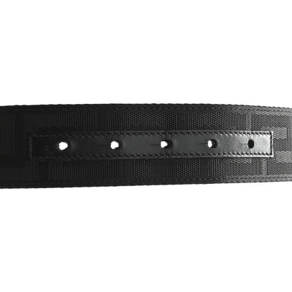 Versace Calfskin Canvas La Medusa Belt 95 38 Black 4 of 5