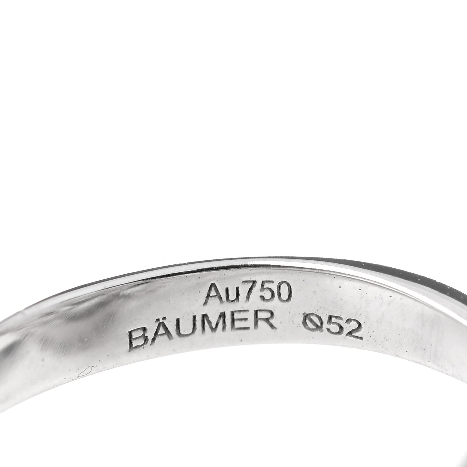 Chanel 18K White Gold Diamond Fil de Camelia Ring 52 6 5 of 6