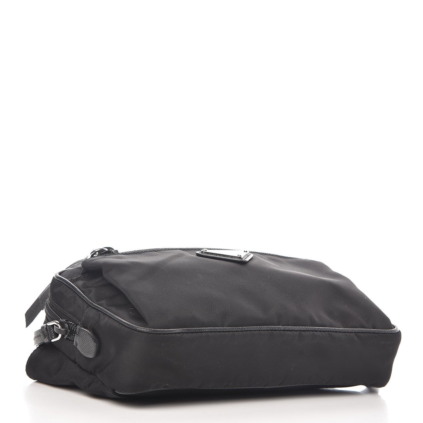 Tessuto Nylon Saffiano Belt Bag Black