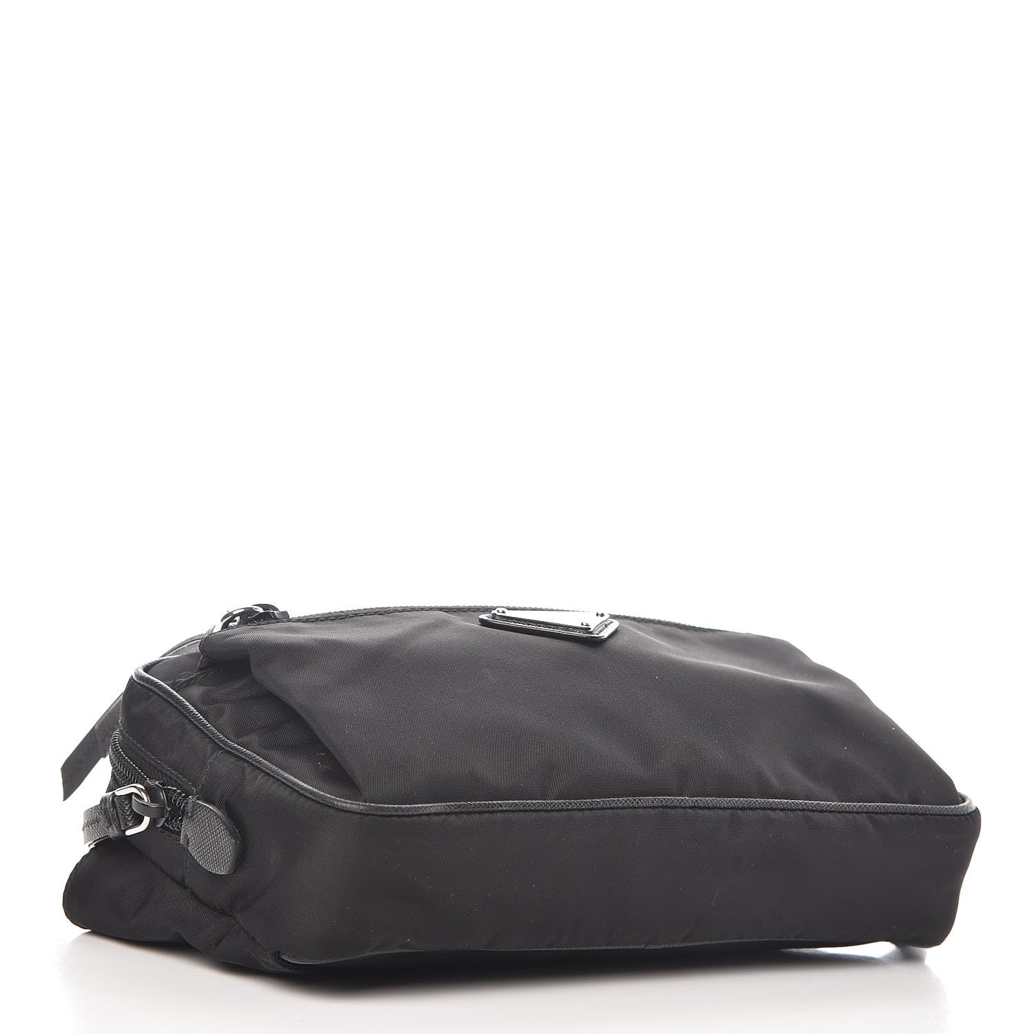 Prada Tessuto Nylon Saffiano Belt Bag Black 4 of 12