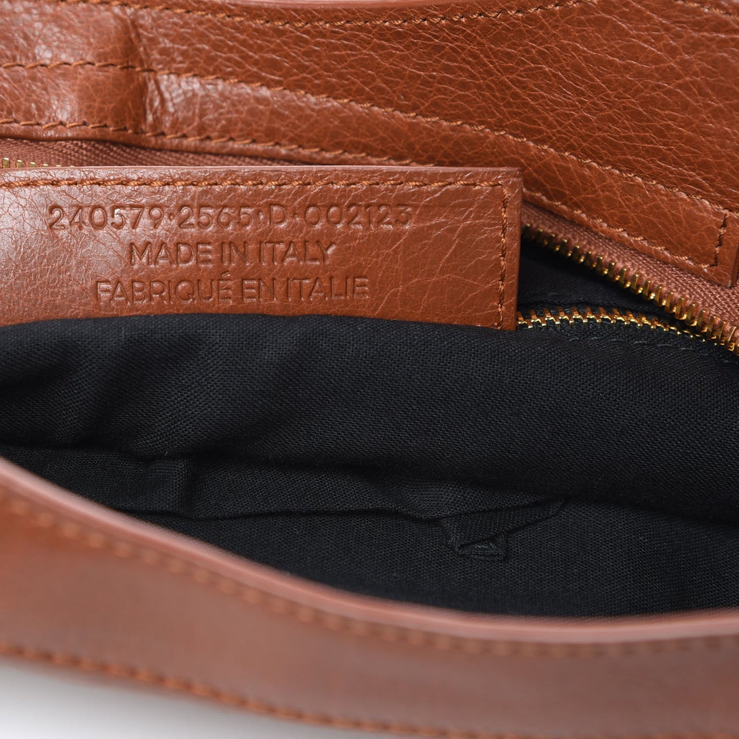 Agneau Classic Gold Hardware Town Marron Cognac