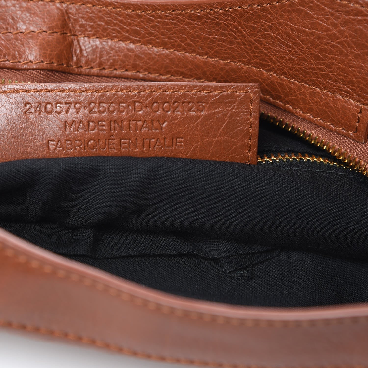 Balenciaga Agneau Classic Gold Hardware Town Marron Cognac 8 of 11