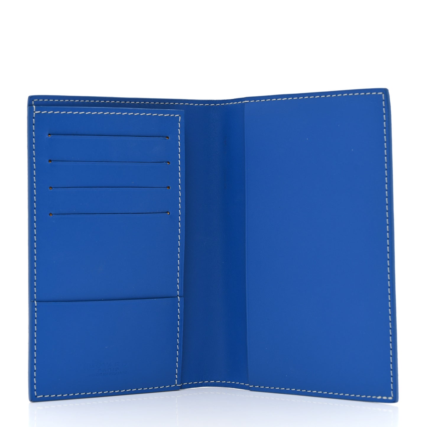 Goyardine Grenelle Passport Wallet Sky Blue