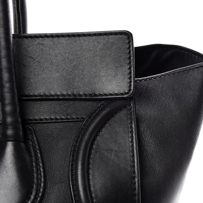 Celine Smooth Calfskin Mini Luggage Black 20 of 30