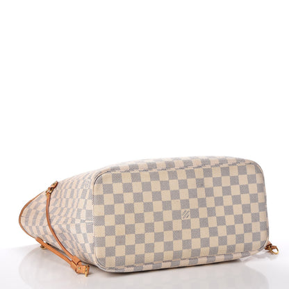 Louis Vuitton Damier Azur Neverfull MM 4 of 16
