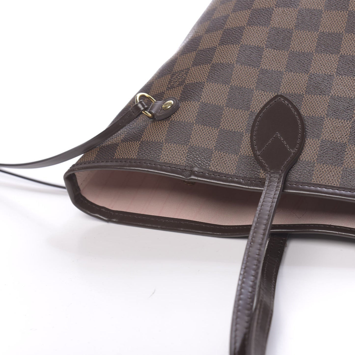 Damier Ebene Neo Neverfull MM Rose Ballerine