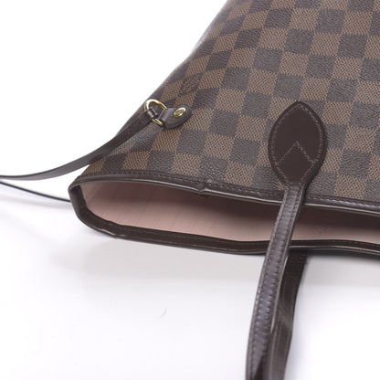Louis Vuitton Damier Ebene Neo Neverfull MM Rose Ballerine 18 of 18