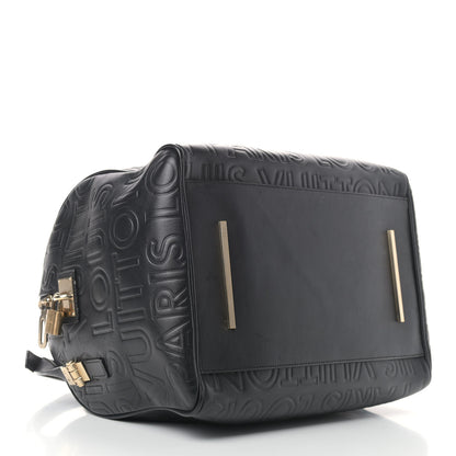 Louis Vuitton Calfskin Embossed Speedy Cube 30 Black 3 of 12