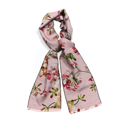 Gucci Wool GG Monogram Miniorophin Scarf Shell Pink 1 of 5