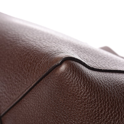 Celine Soft Grained Calfskin Small Belt Cabas Phantom Brown 18 of 18