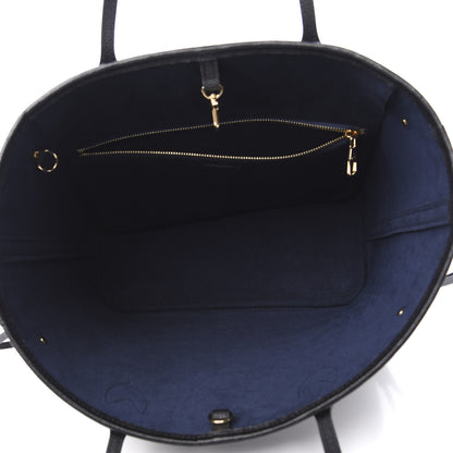 Louis Vuitton Empreinte Monogram Giant Neverfull MM Black 6 of 12