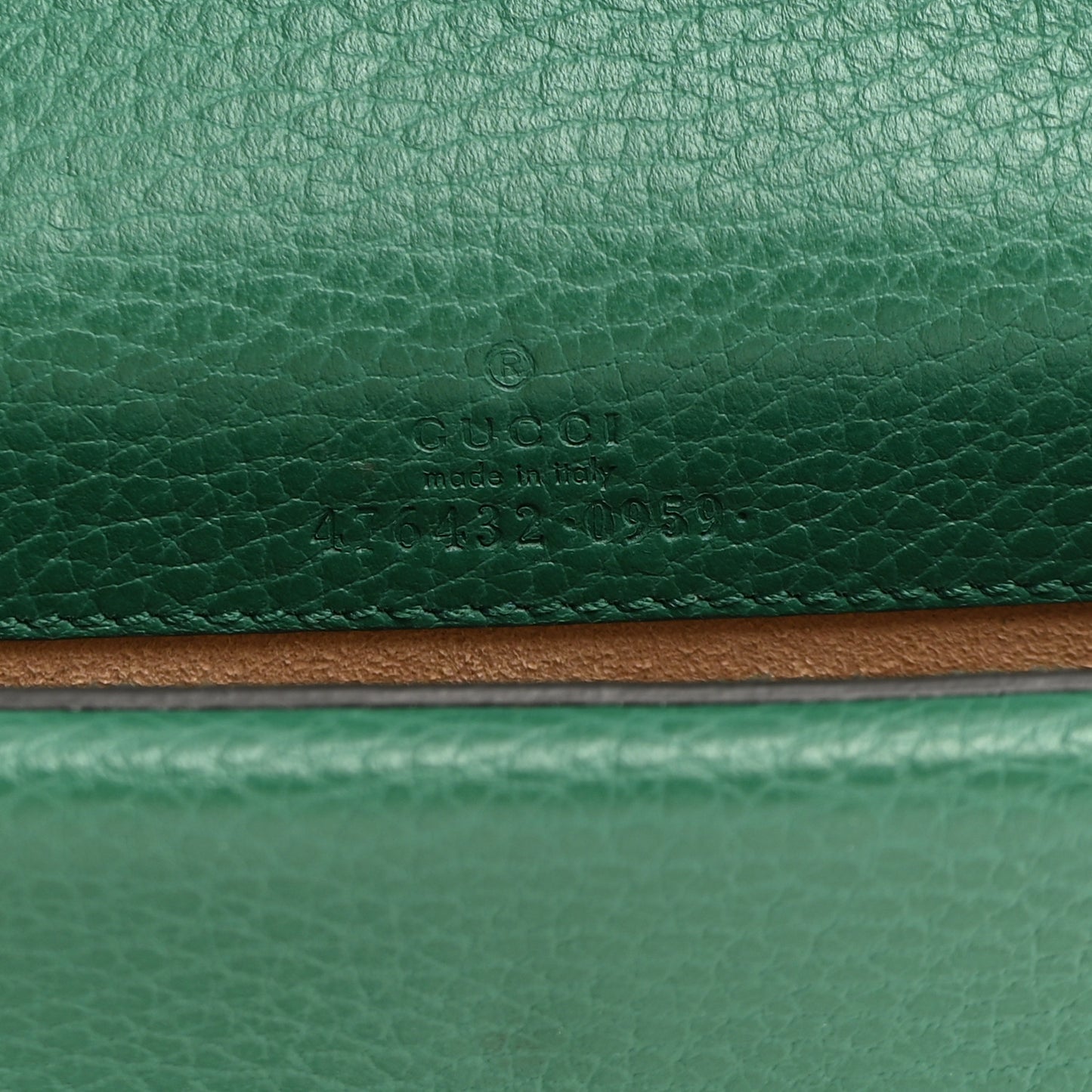Calfskin Super Mini Dionysus Shoulder Bag Emerald